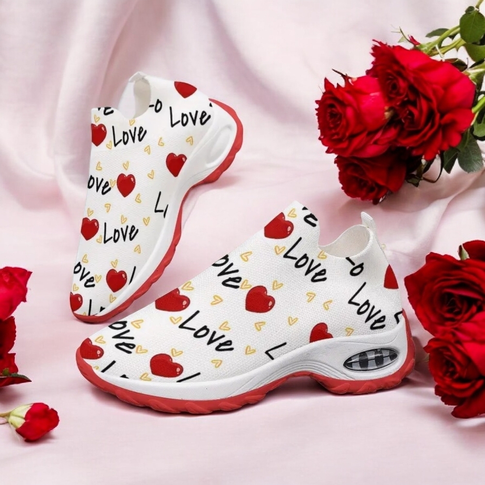 Love Print Women's Sneakers